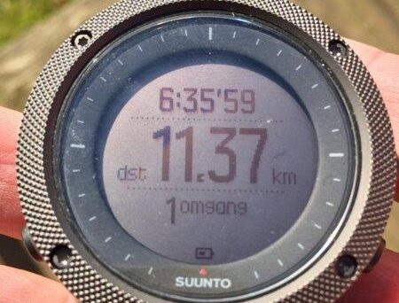 Displayet står klart på Suunto Traverse Alpa GPS ur